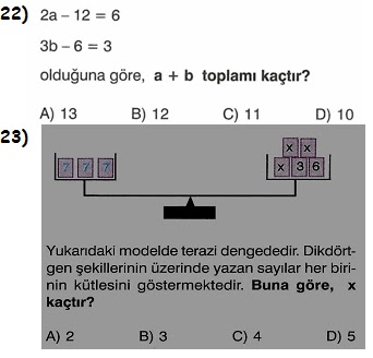 6. Sinif Matematik 2. Dönem 1. Yazılı Soruları 2013 - Ödevvar,oguz hoca