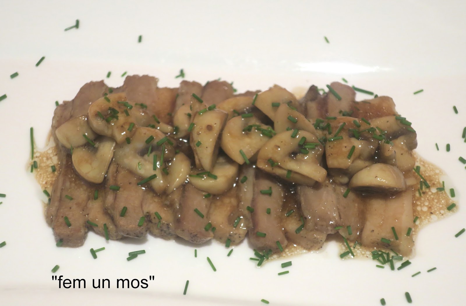 CANSALADA CUITA A BAIXA TEMPERATURA AMB XAMPINYONS