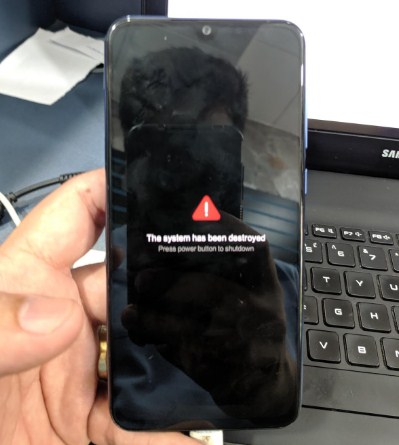 Solusi Redmi Note 7 Pro Violet Brick Mati / System Has Been Destroyed Via Remote Online