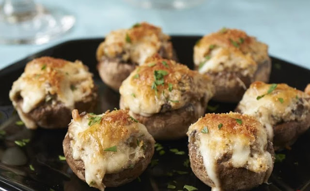 Easy Stuffed Mushroom with Sauteed Mushrooms #easy #appetizers