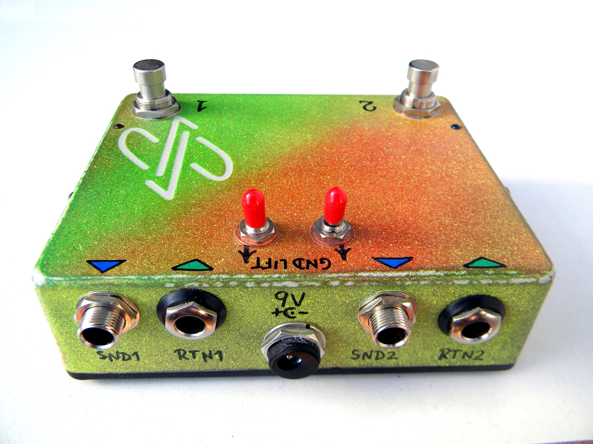 2 Loop Switcher with Ground Lifts, truebypass dpFX Pedals