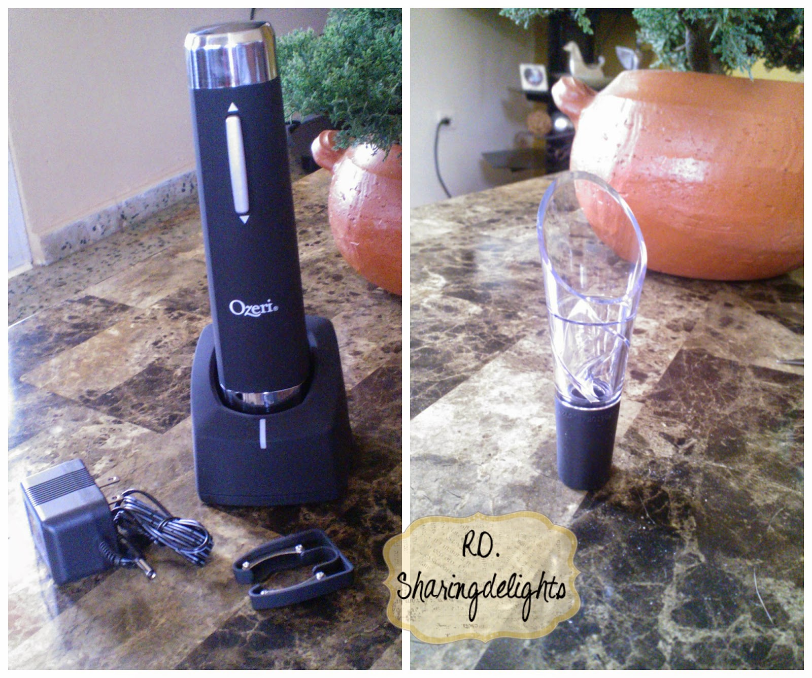 Sharingdelights The Ozeri Prestige Electric Wine Opener