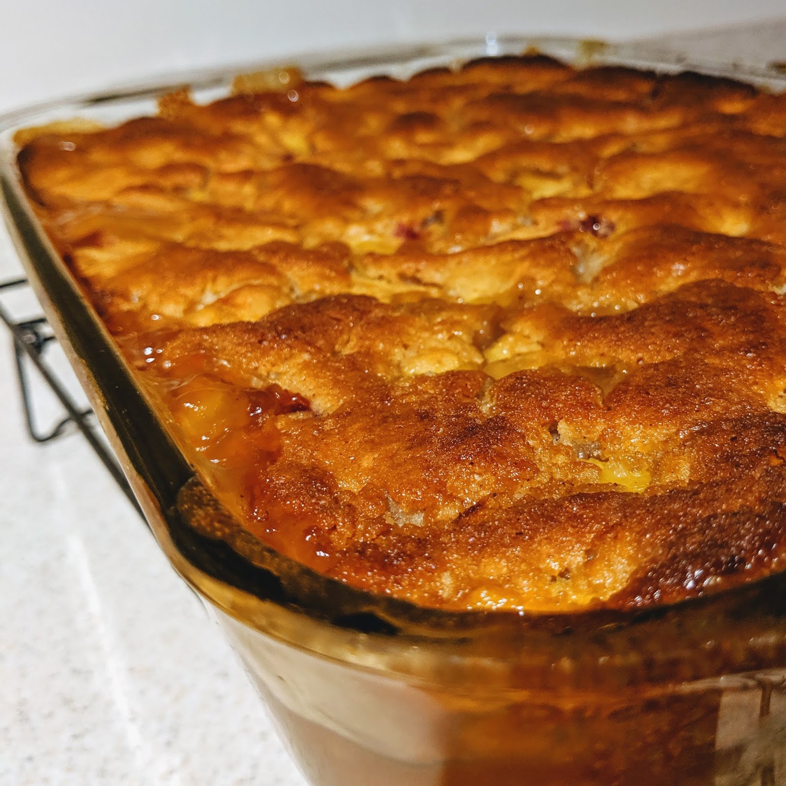 Jenny Bakes Tennessee Peach Pudding