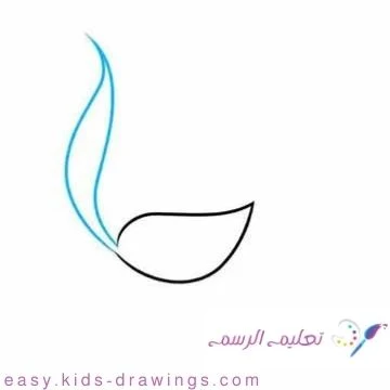 رسم وردة بسيطة كيفية رسم وردة بسيطة