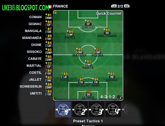 PES 2013 OPTION FILE (EDIT BIN) TERBARU EDISI EURO 2016