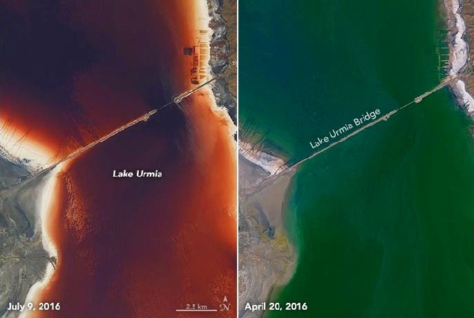 بحيرة أرومية الإيرانية