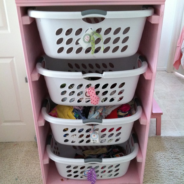sweetfunkyvintage You can do it yourself! Laundry Basket Shelf