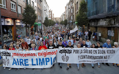 Foto de la manifestación 26/09/2019 [Autor Arnaldo García, El Comercio 27/09/2019]