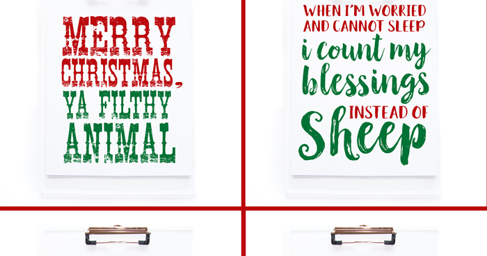 Printable Christmas Movie Quotes | i should be mopping the floor