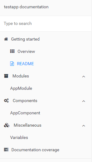 Generate documentation for Angular projects with Compodoc
