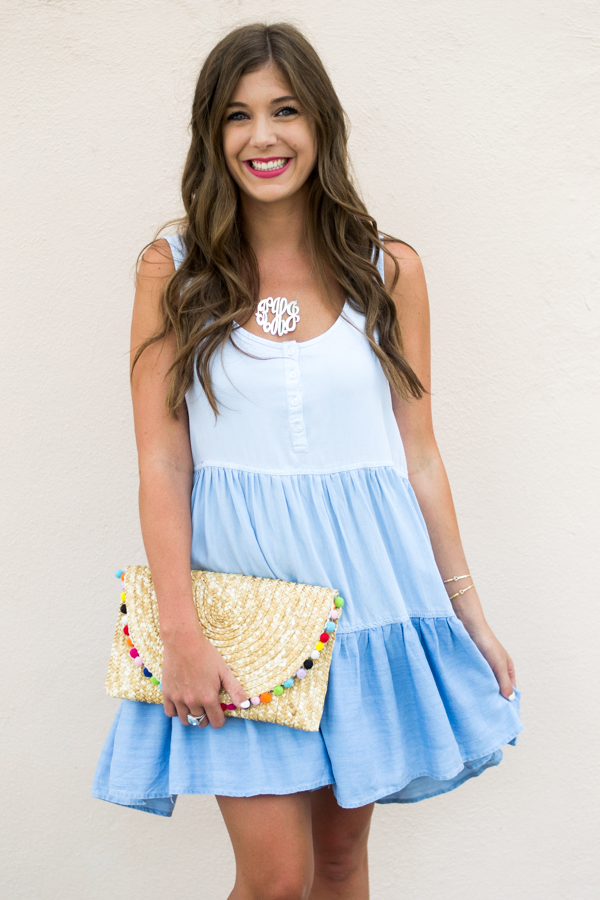 Rails Tiered Chambray Dress + Life Update - Chasing Cinderella