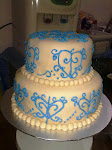 WEDDING STACKED CAKE- FONDANT