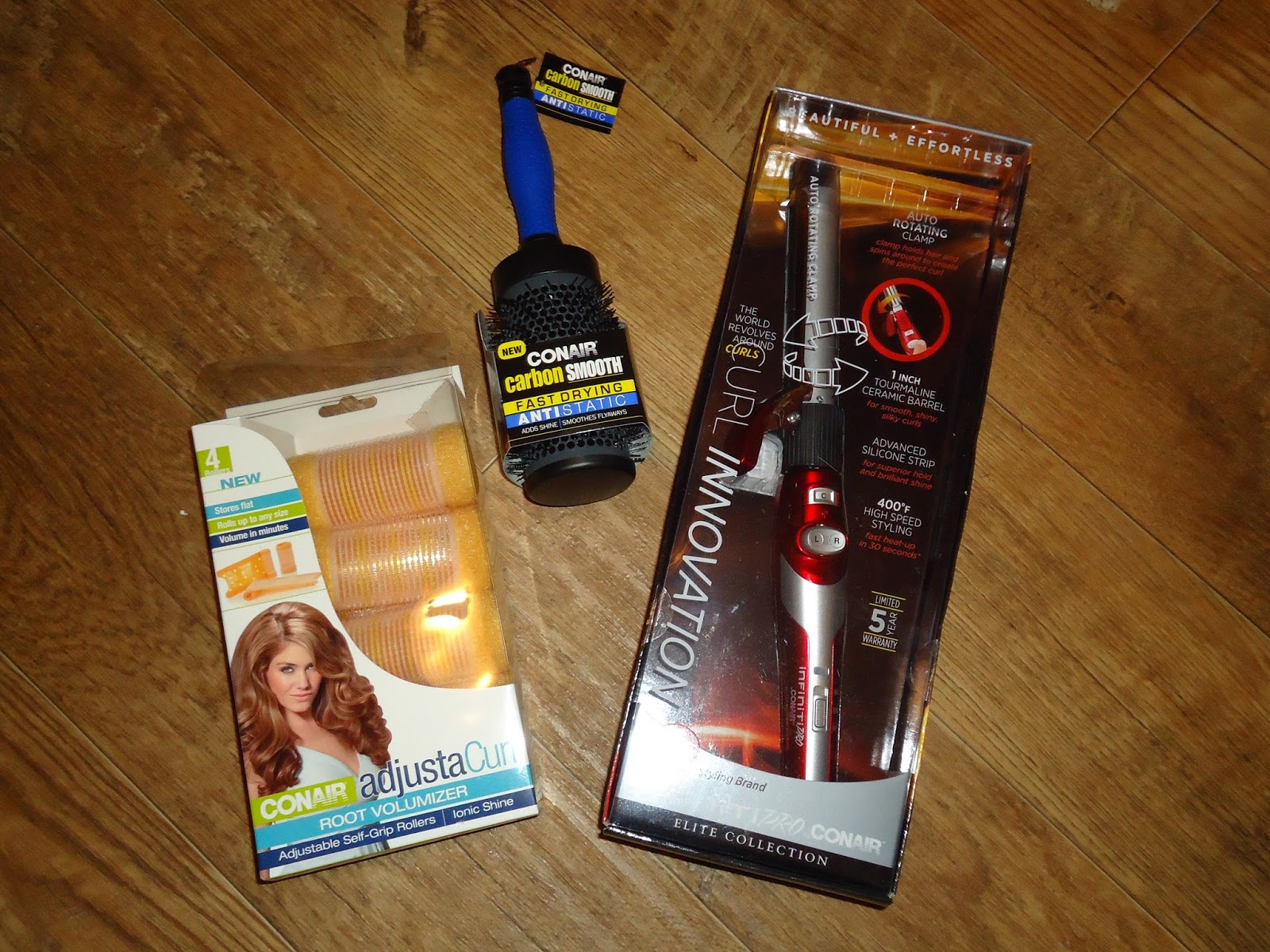 Conair Carbon Smooth Thermal Brush and AdjustaCurl Rollers Giveaway and
