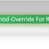 X-HTTP-Method-Override For Rest Web API