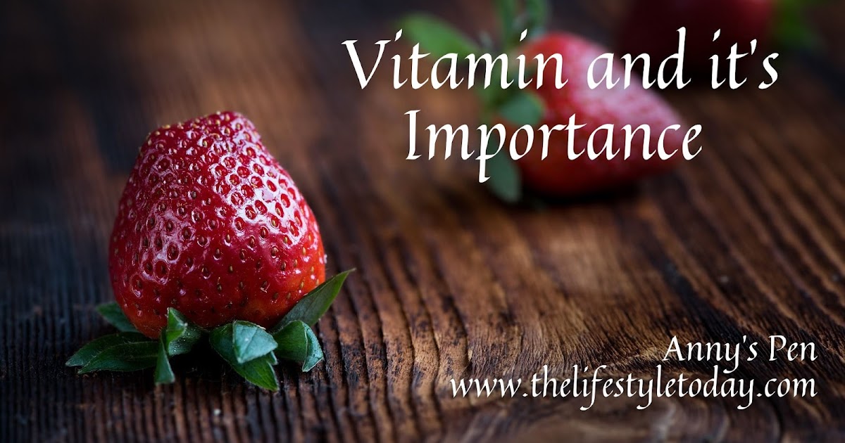 Vitamins Definition, Functions and Classification