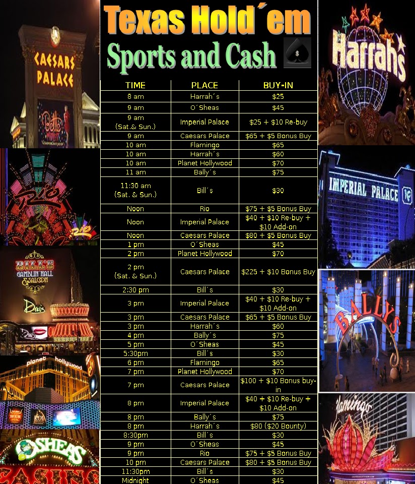 Sport and Cash Poker en Las Vegas