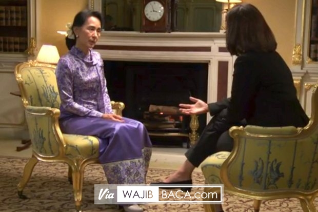 Terlihat Marah Aung San Suu Kyi Saat Diwawancarai Presenter Muslim Terkait Pengungsi Rohingya