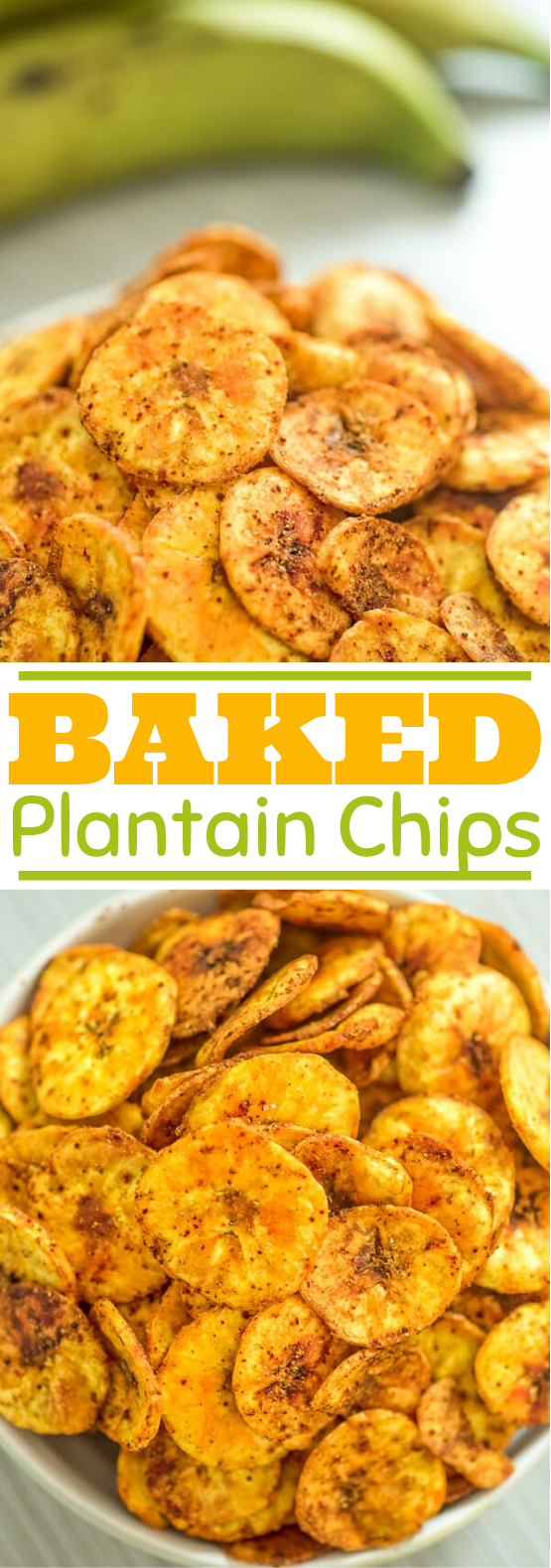 Baked Plantain Chips