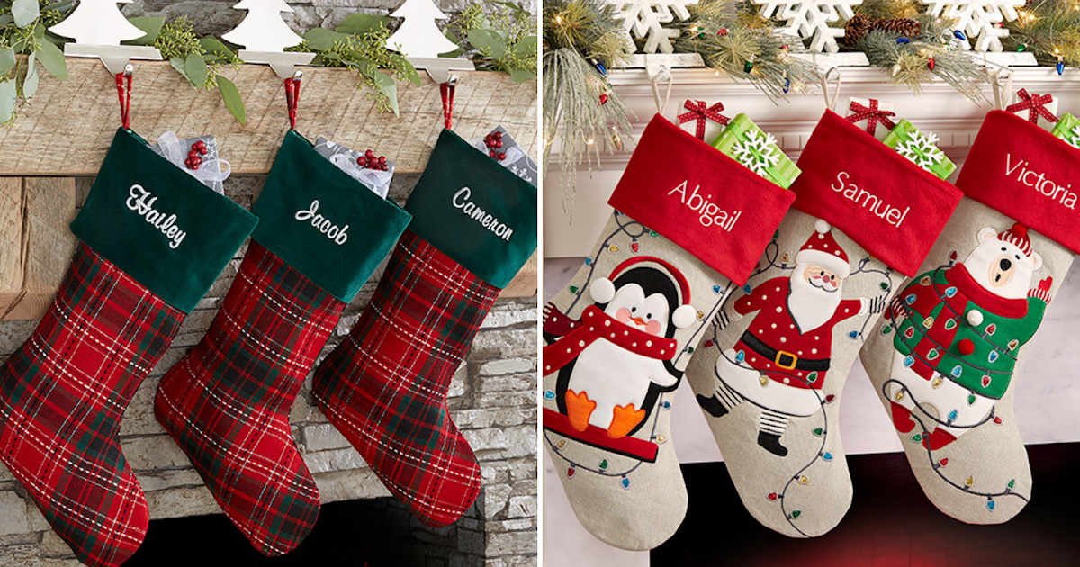 The Best Personalized Christmas Stockings This Holiday Season