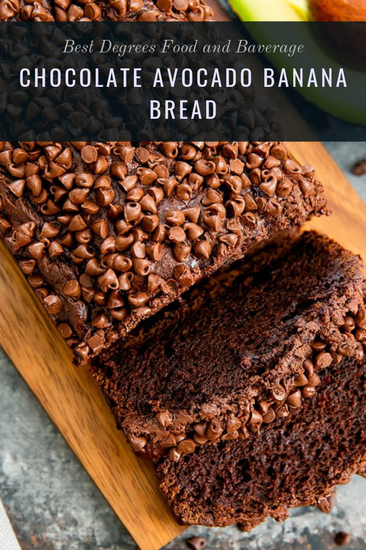 CHOCOLATE AVOCADO BANANA BREAD DESSERT CHOCOLATE Raumah Kitchen