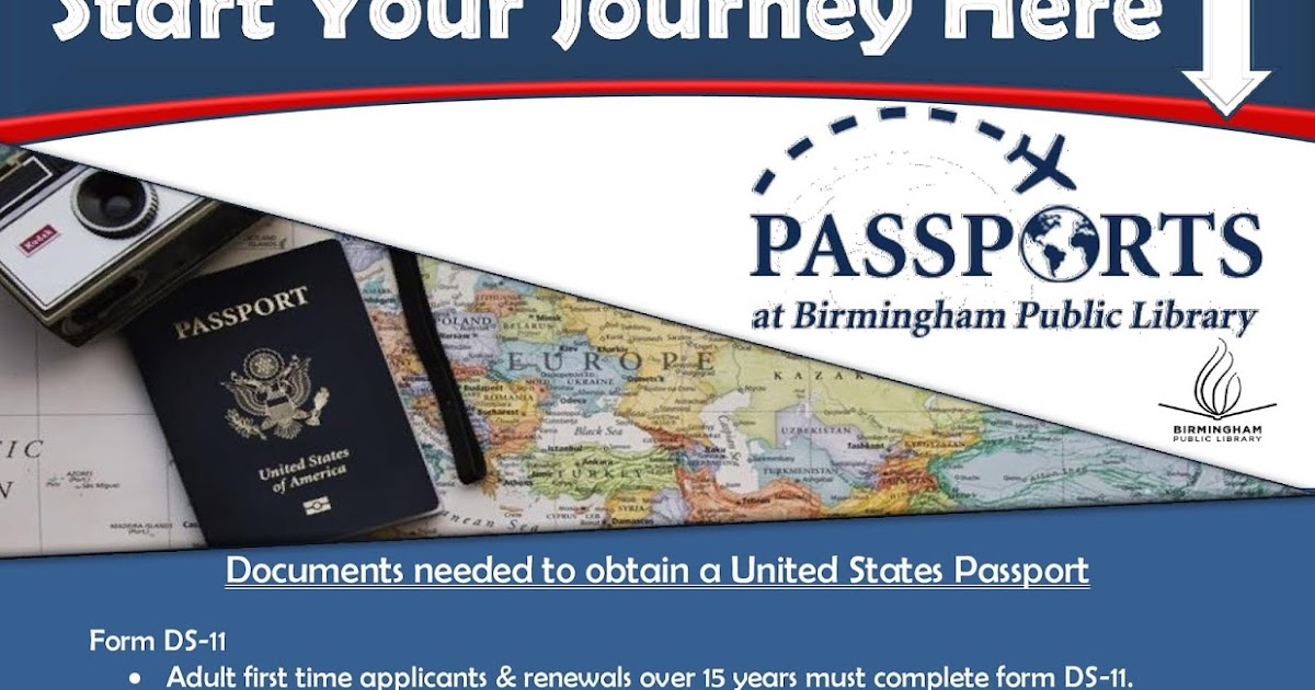 Traveling Overseas This Fall? Start Your Passport Process at the Birmingham Public Library