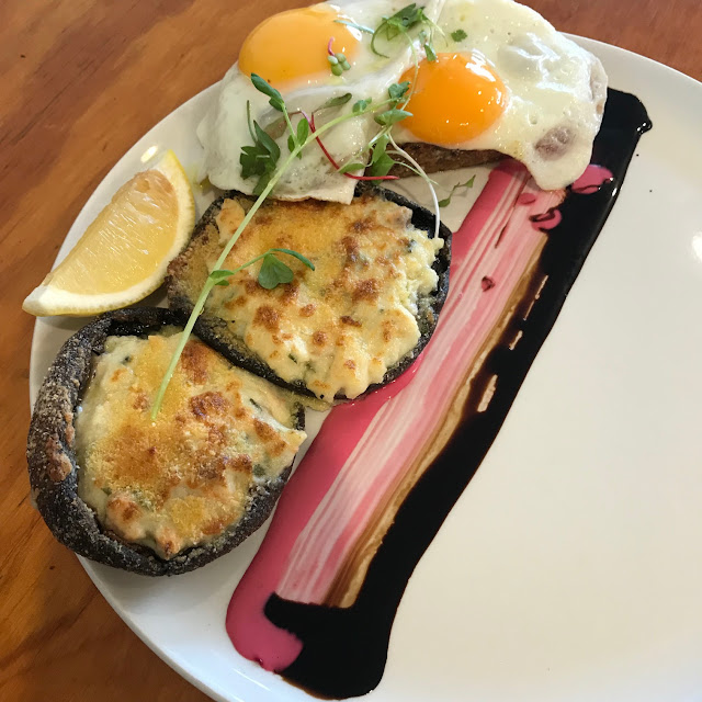 Golden Child, Glen Iris, lobster stuffed mushrooms