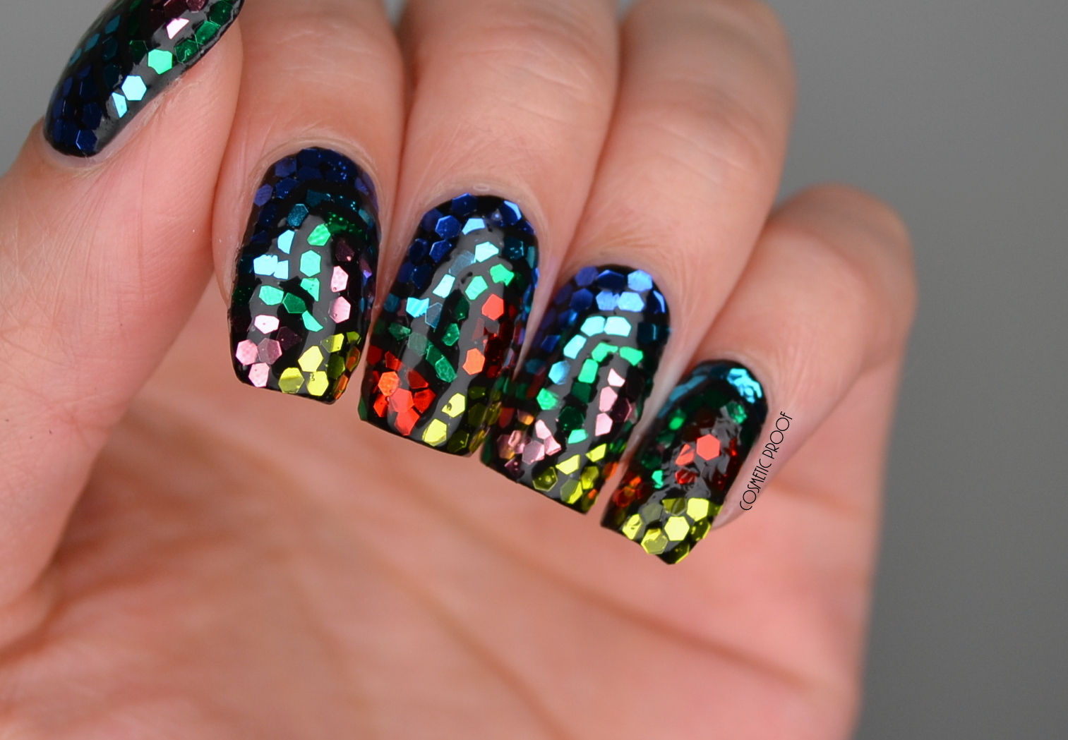 4. Easy Stained Glass Nails Using Nail Polish - wide 6