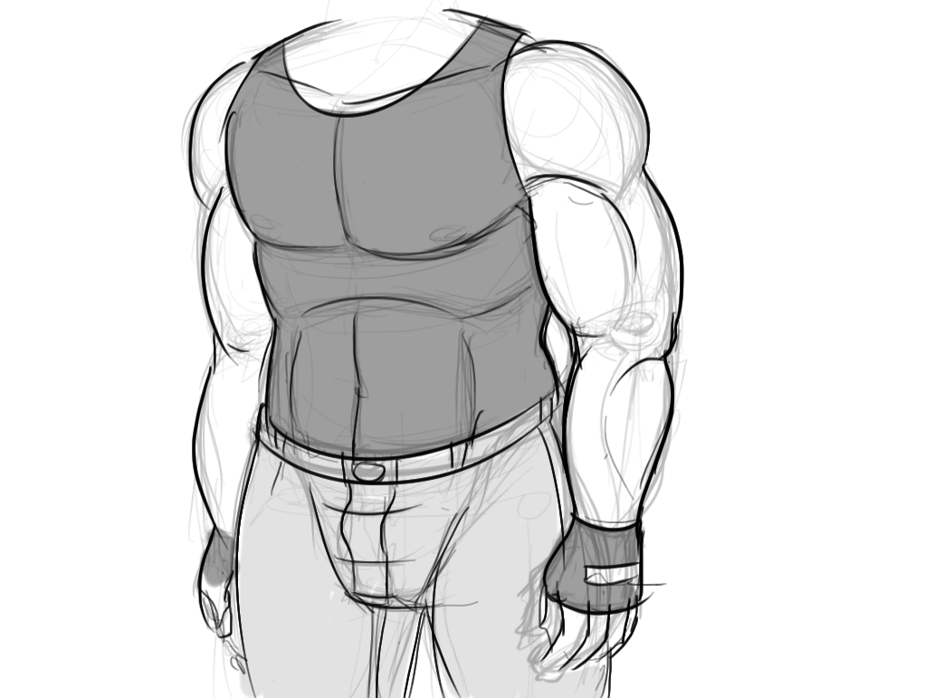 Daily Sketch: Muscle Practice