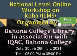 National Level Online Workshop on koha (ILMS)