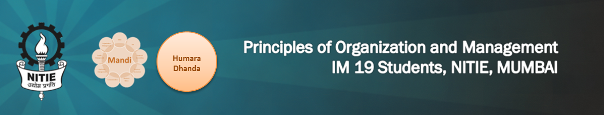 Principles of Organisation and Management Course 2012 