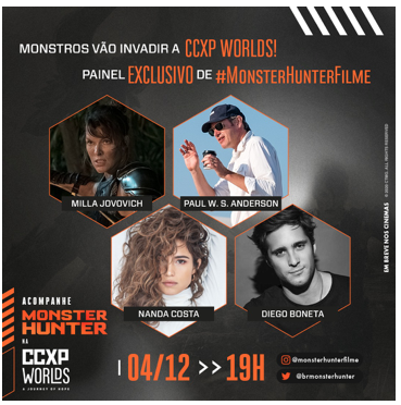 Nanda Costa celebra estreia em Hollywood no filme 'Monster Hunter