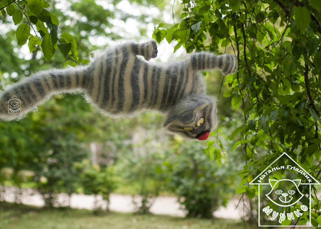 Чеширский кот, авторская игрушка Натальи Гладких) Мурико Cheshire cat, кот, Чешир, Алиса в стране чудес, handmade, сказочные персонажи, герои фильмов, ингрушка, авторская игрушка, игрушка ручной работы, мурико, хенд мейд, своими руками, интерьерная игрушка, для детей, подарок