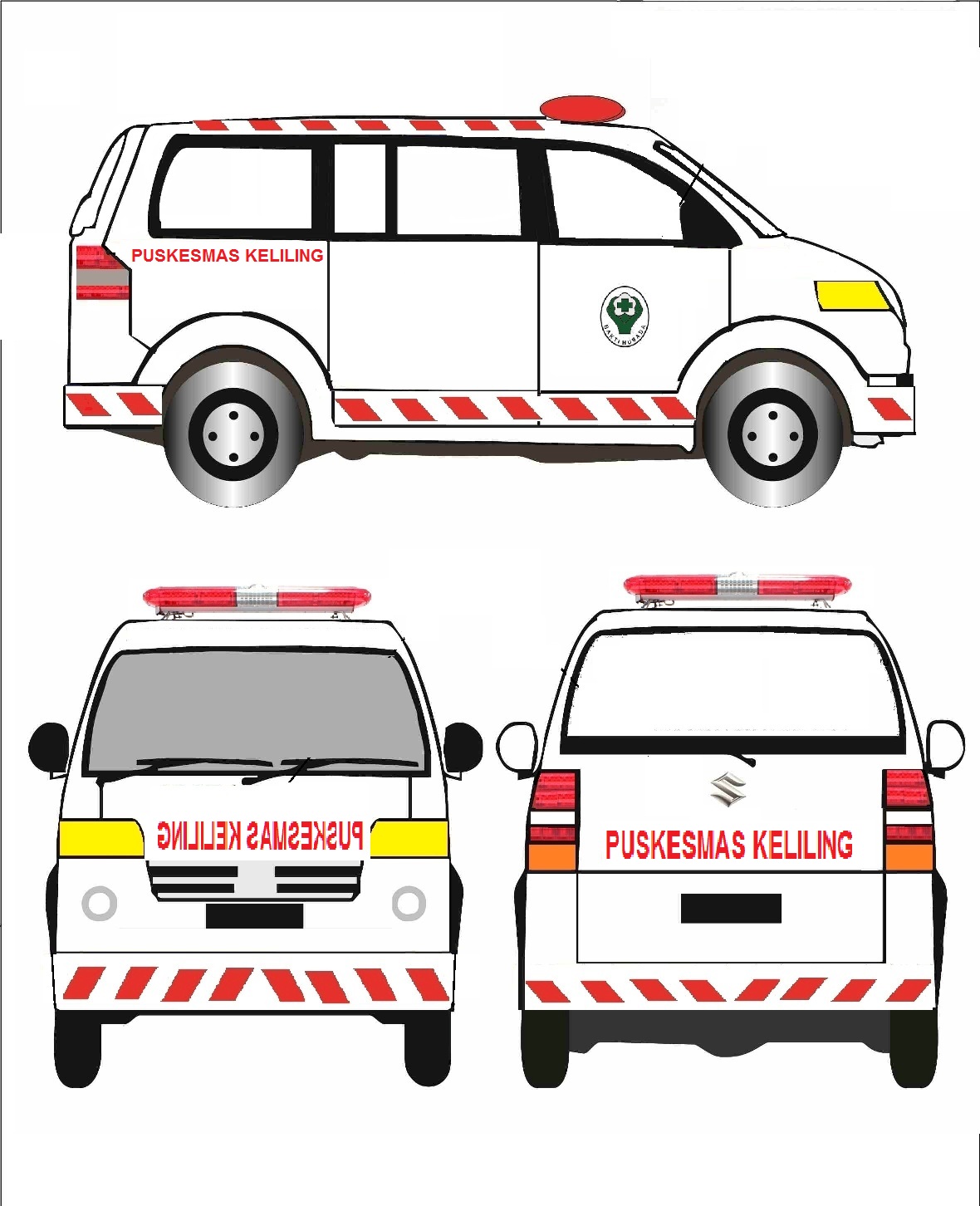 DEALER AMBULANCE Karoseri Modifikasi Ambulance Brosur Design