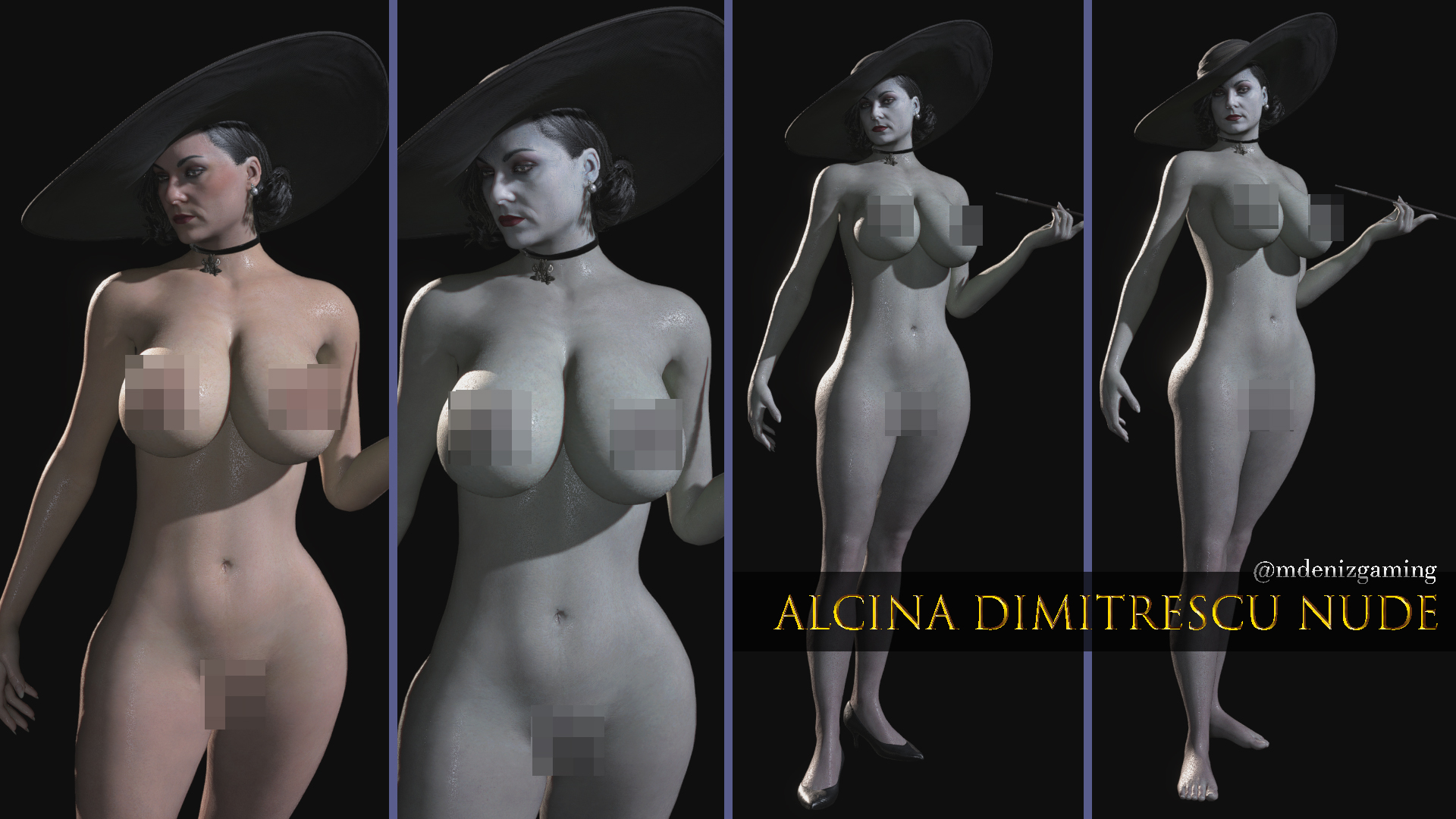 Alcina Dimitrescu Nude Pack.