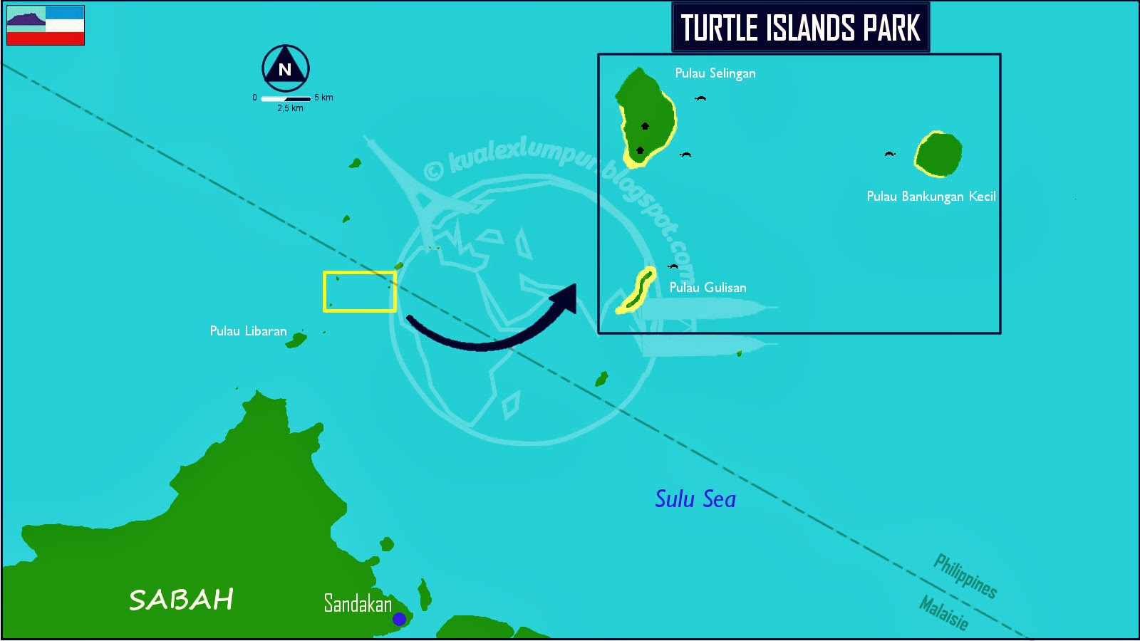 Tortuga Island Map