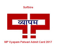 MP Vyapam Patwari Admit Card