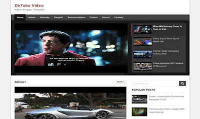 Theme Blogger Detube