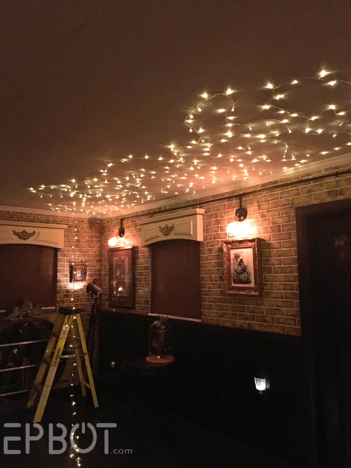 Christmas Lights On Ceiling