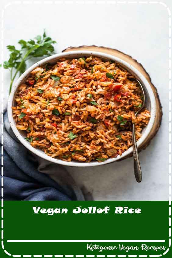 Vegan Jollof Rice Desserts Recipes Honney