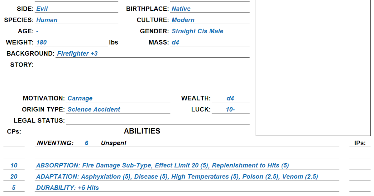 MP Writeups Converting Savage Worlds Supers to Mighty Protectors