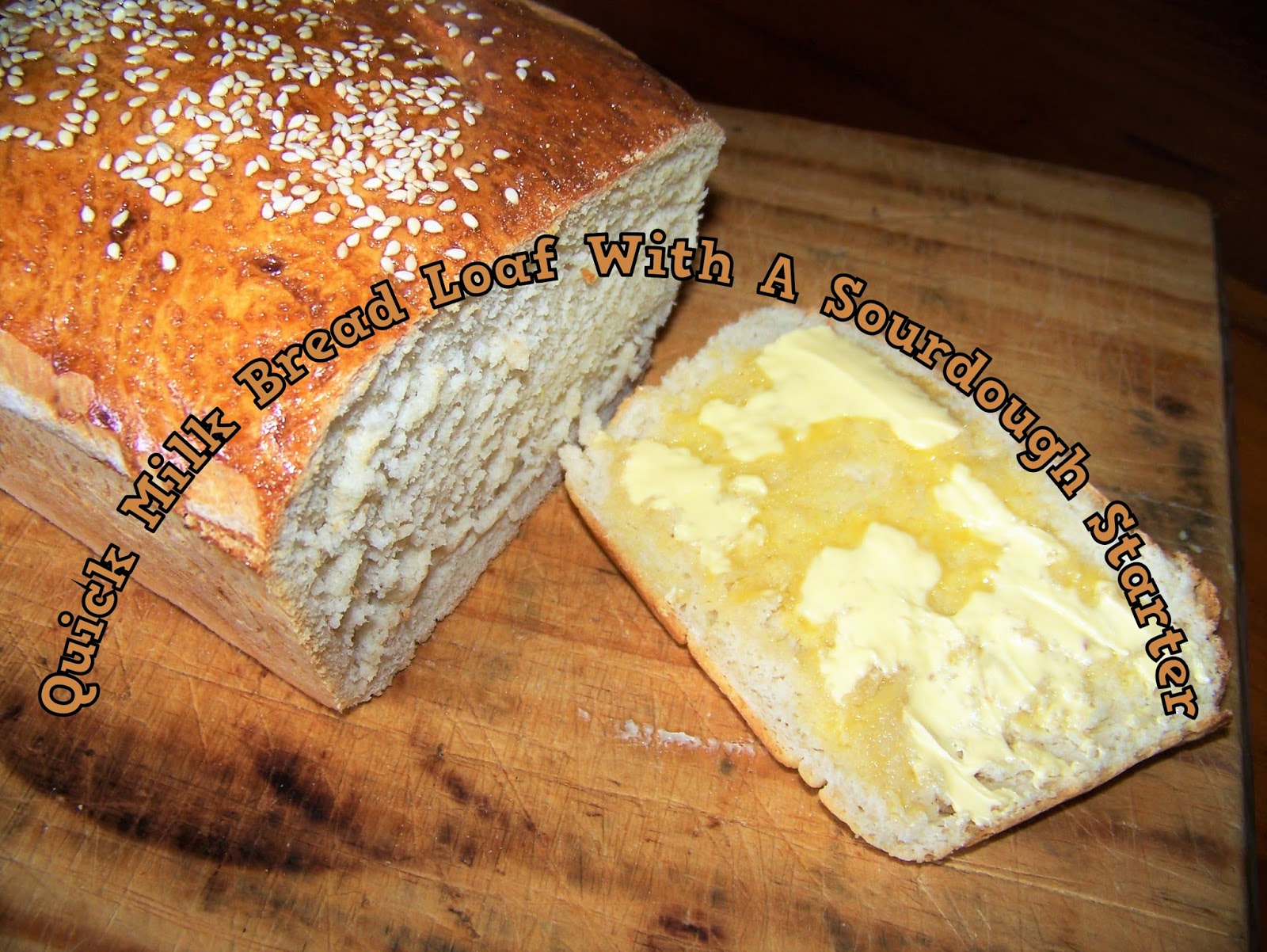 A Pretty Talent Blog Baking a Quick Milk Bread Loaf Using A Sourdough Starter