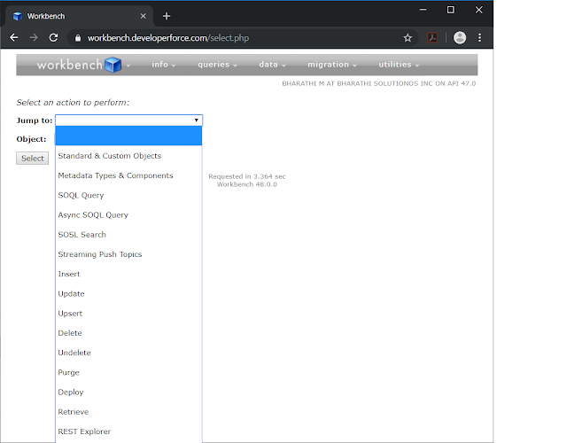 Salesforce Workbench