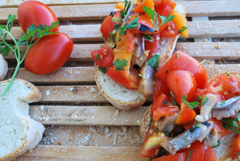 Le chicche di chicca Bruschetta Affumicata