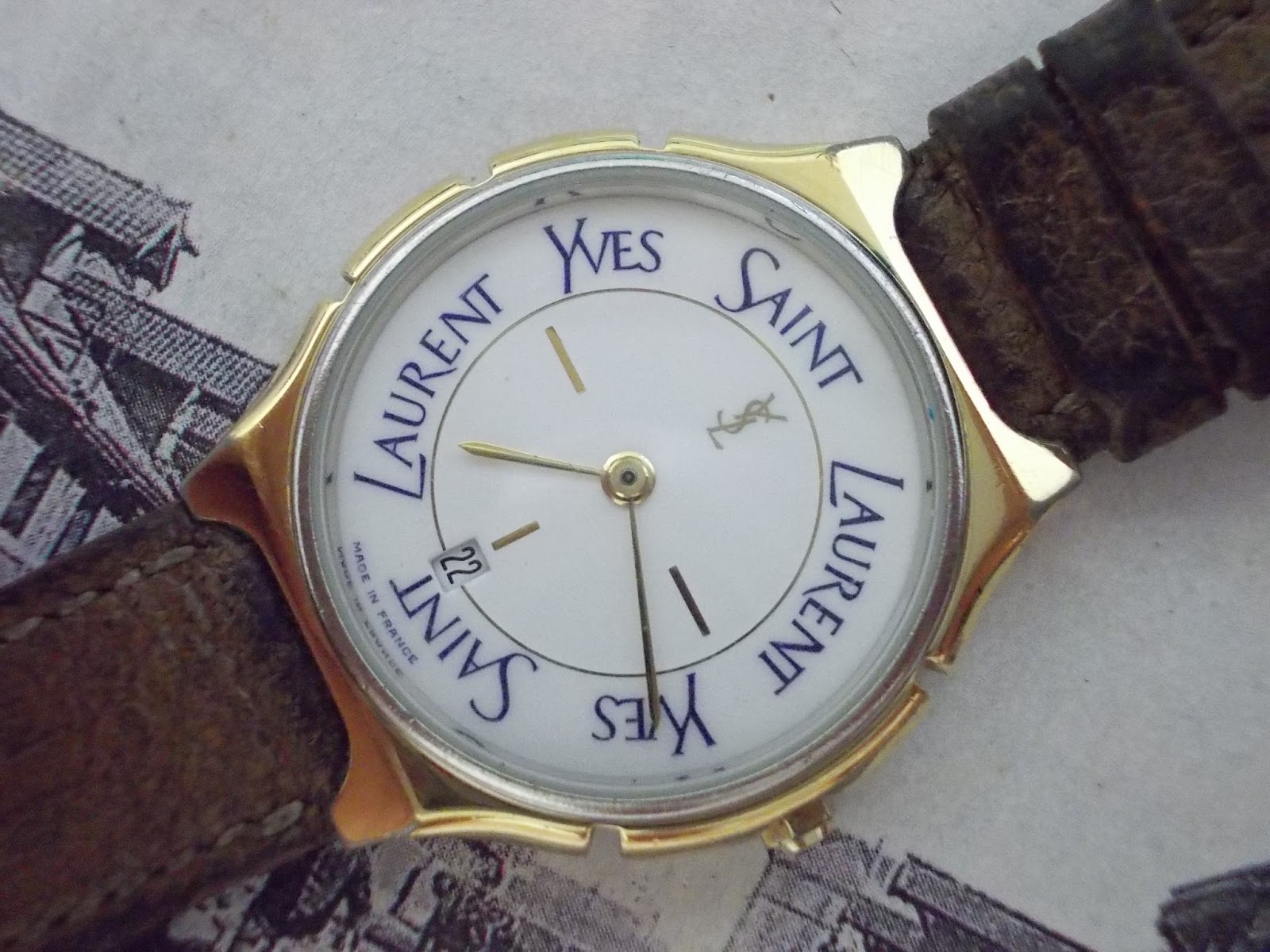 vintage watches Yves Saint Laurent YSL