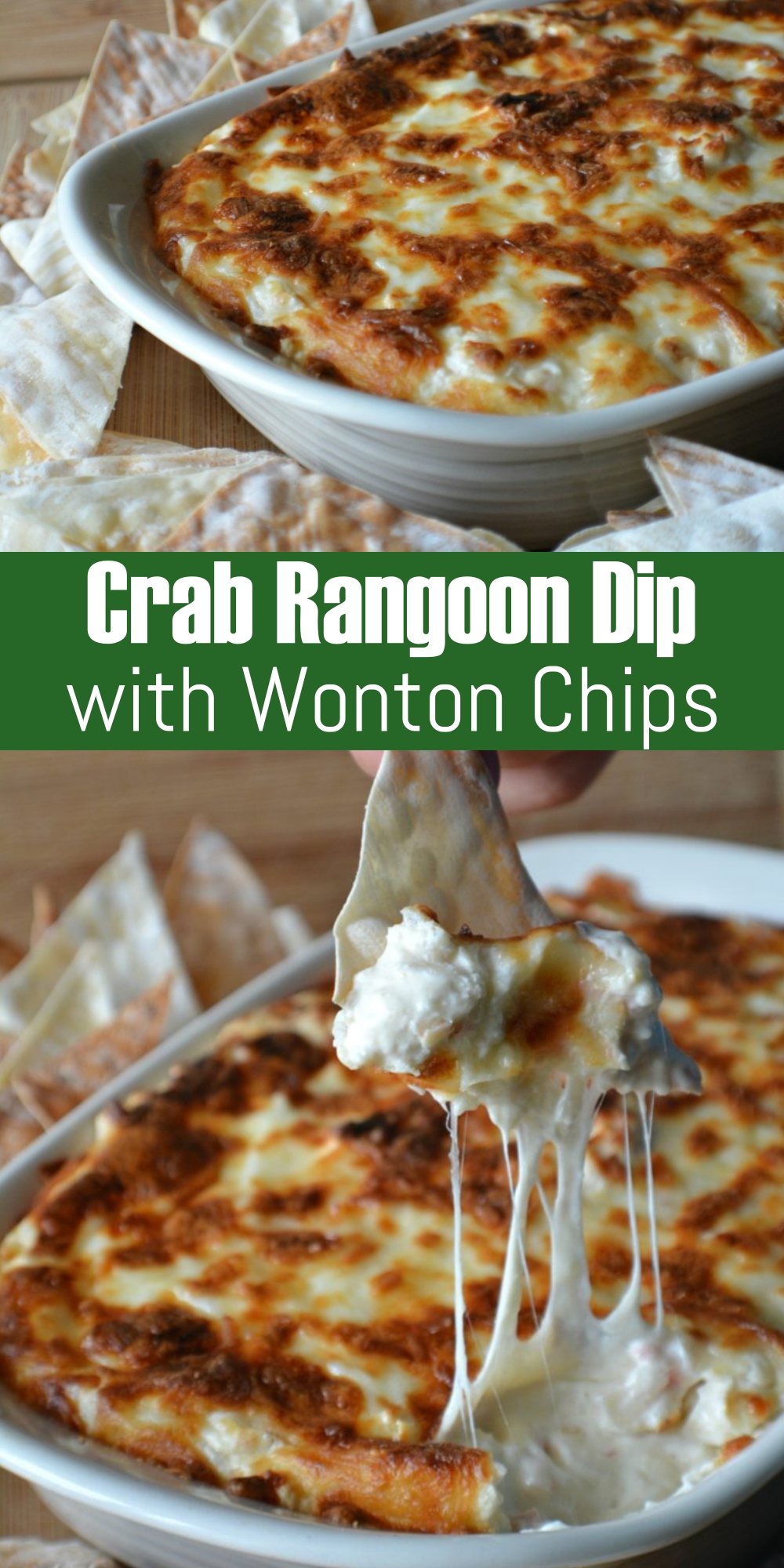 Crab Rangoon Dip With Wonton Chips Recipe Girls Dishes