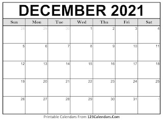 Free Printable Calendar December 2021 Free Printable Calendar December 2021