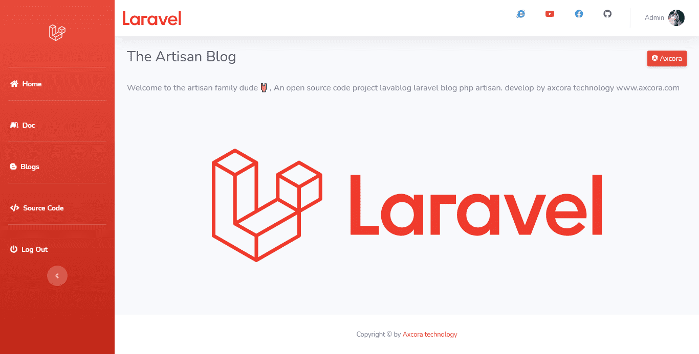 New Laravel Blog CMS free download source code gratis