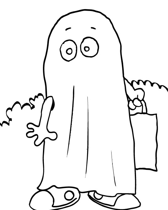 halloween coloring pages Halloween Ghost Coloring Pages