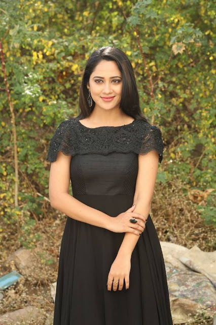 Tollywood Actress Mia George New Photos In Black Dress 5