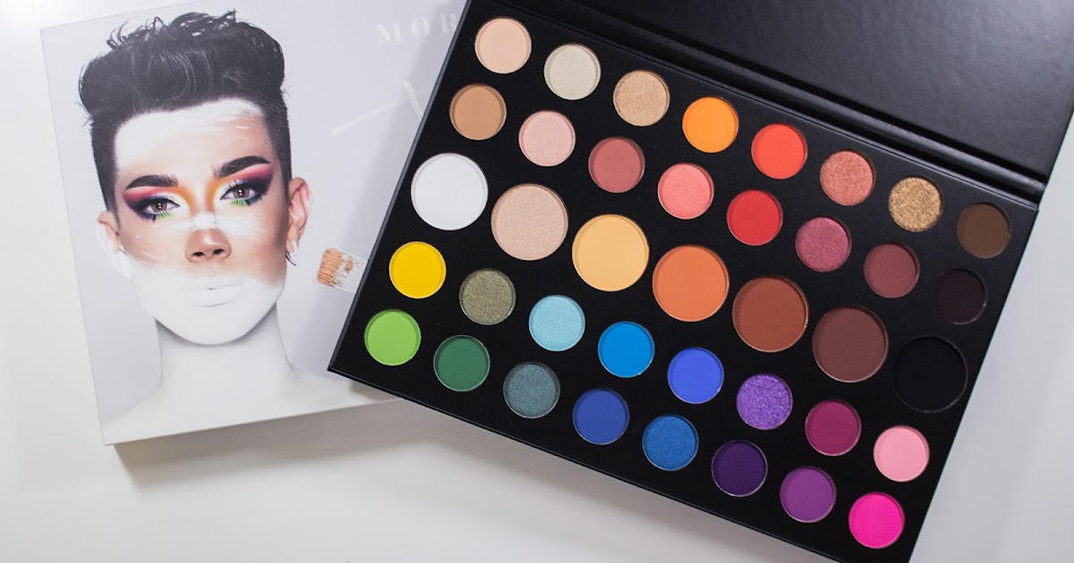 and Morphe The James Charles Palette Swatches Review